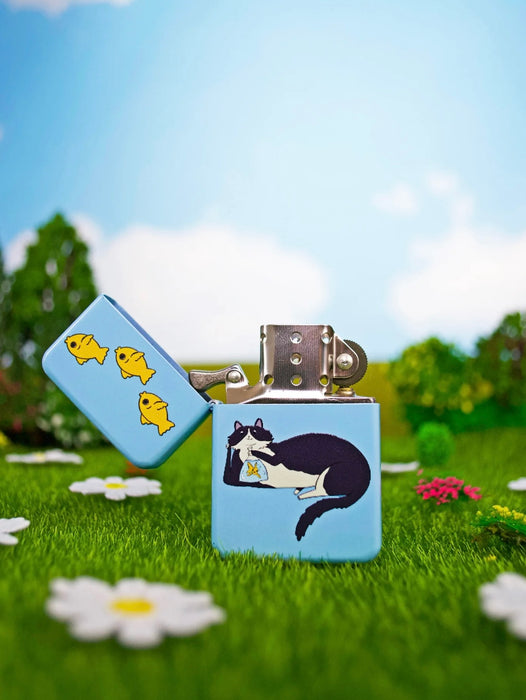 BURNING LOVE Cat Dinner Lighter