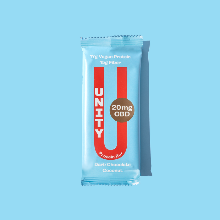 Unity Wellness CBD Dark Chocolate Coconut Protein Bar