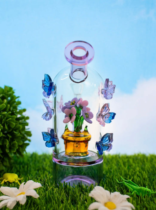 BURNING LOVE Butterfly Garden Cloche