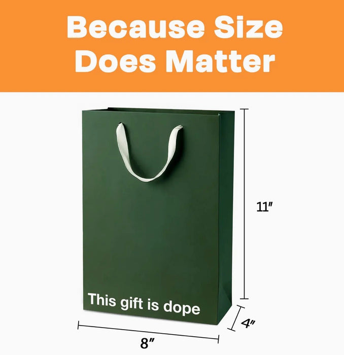 MilkToast Brands "This Gift Is Dope" Funny Stoner Gift Bag