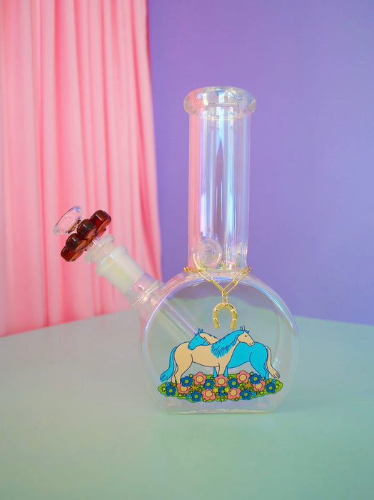 BURNING LOVE Horse Girl Charm Bong