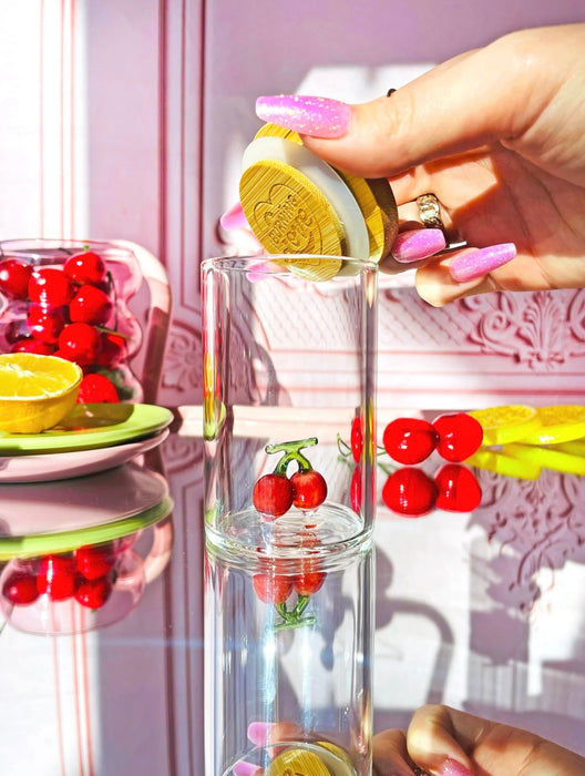 BURNING LOVE Maraschino Cherry Stash Jar