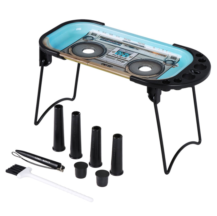 Pulsar Elevated Cone Rolling Tray Console | 9.25"x4.25" | Pollinator