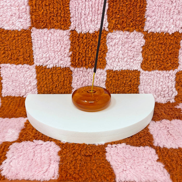 A Shop of Things Bubble Incense Holder- Amber