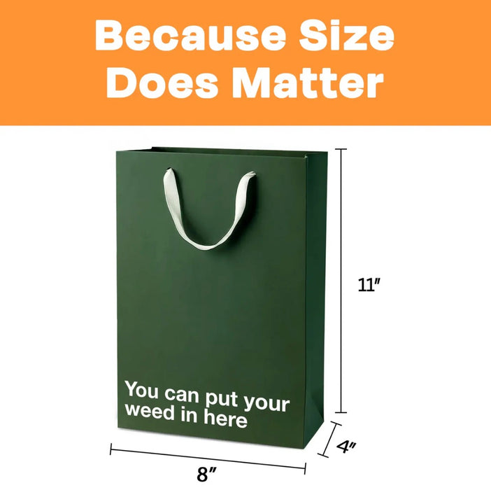 MilkToast Brands "You Can Put Your Weed in Here" Funny Stoner Gift Bag