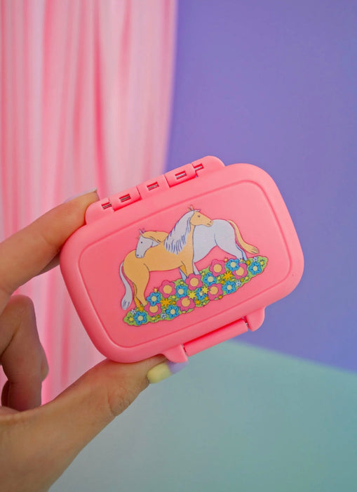 BURNING LOVE Horse Girl Pill Case