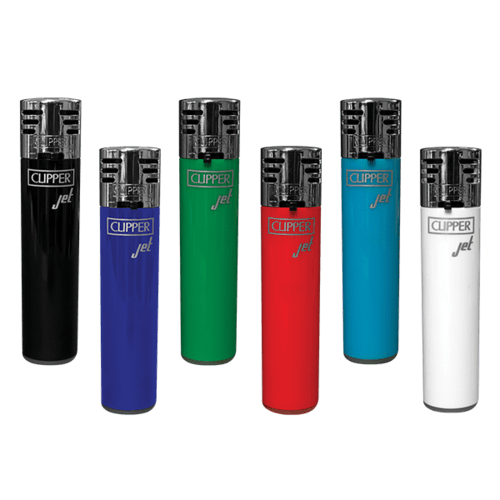 Clipper Jet Refillable Lighter Assorted Colors