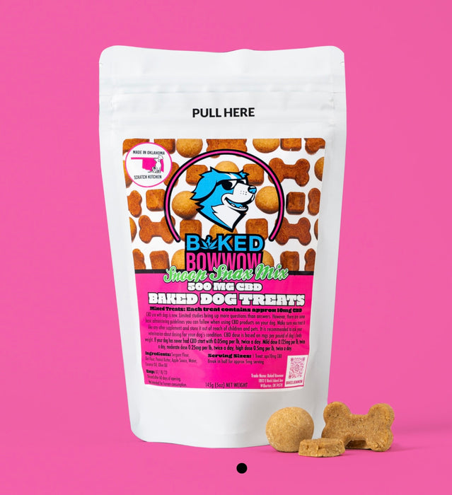 Eighty Six Group Baked BowWow - Snoop Snax Mix 500MG - CBD Dog Treats