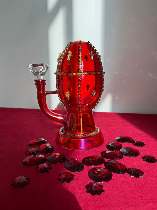 BURNING LOVE FAUXBERGE EGG BUBBLER