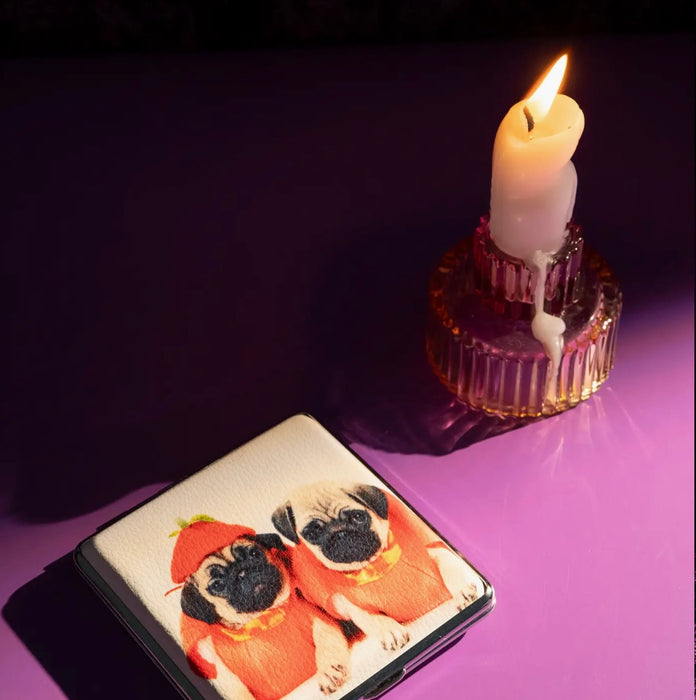 BURNING LOVE Pumpkin Pugs Cig Case