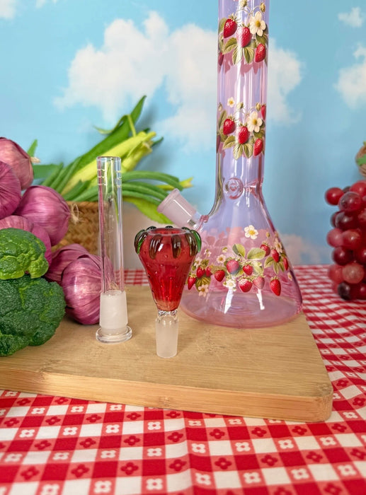BURNING LOVE STRAWBERRY BONG