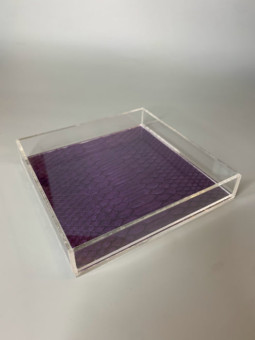 Haus of Topper Objects Royal Purple Python Rolling Tray