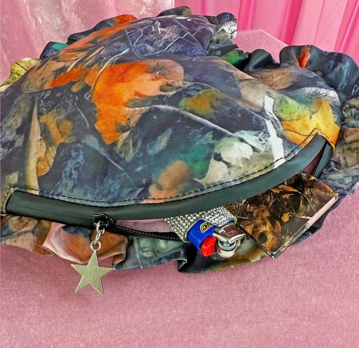 BURNING LOVE Camo Heart Smell Proof Bag