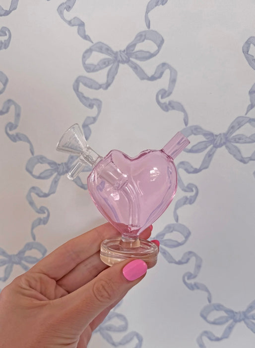 BURNING LOVE Convertible Heart Bubbler