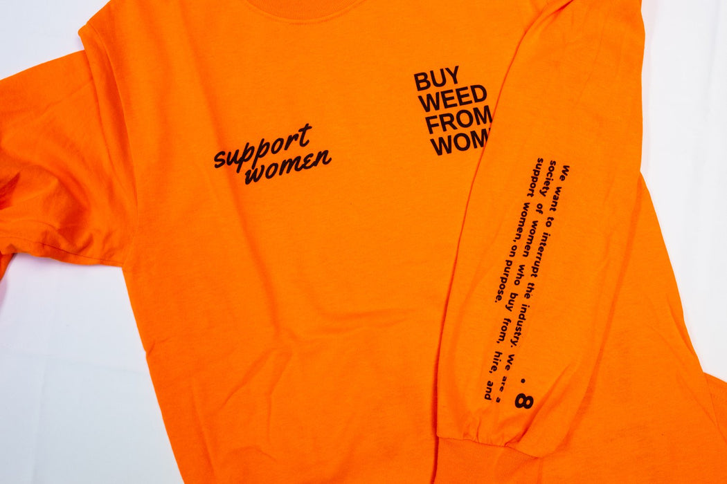BWFW Orange "BWFW SuppWMN" Long-Sleeve - LARGE