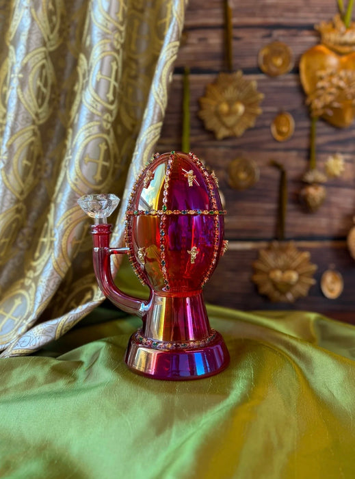 BURNING LOVE FAUXBERGE EGG BUBBLER