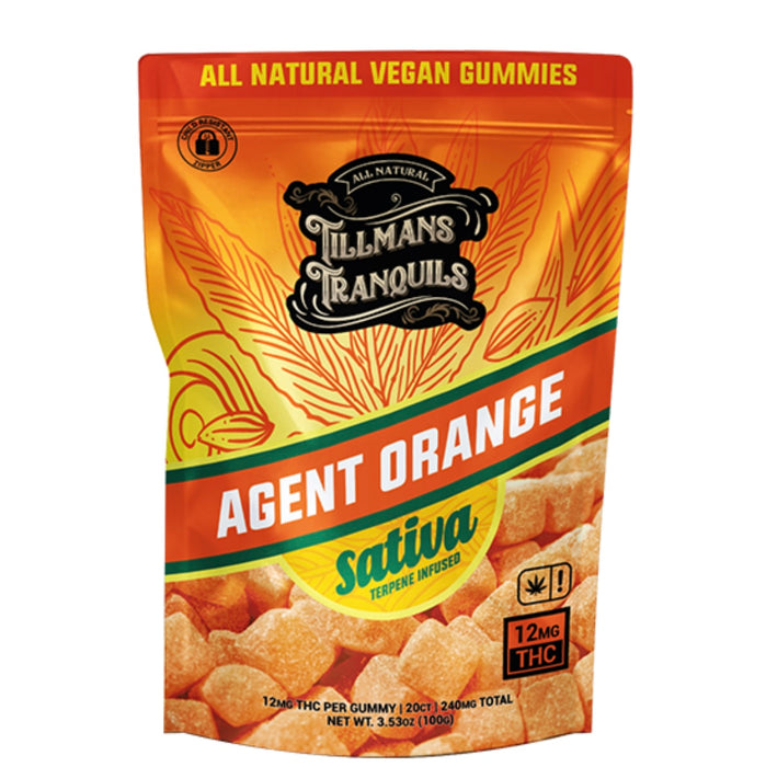 TILLMANS TRANQUILS Agent Orange Delta 9 THC Gummies
