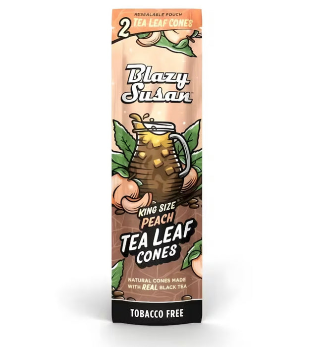 Blazy Susan Tea Leaf Wraps | 2pc | PEACH