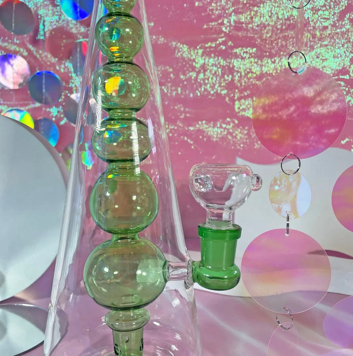 BURNING LOVE Bubble Vase Water Pipe- Green