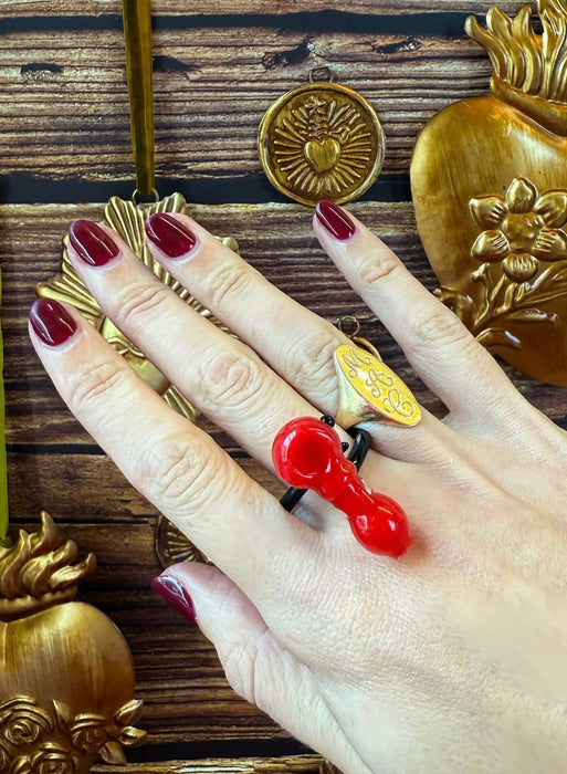 BURNING LOVE PROMISE RING PIPE