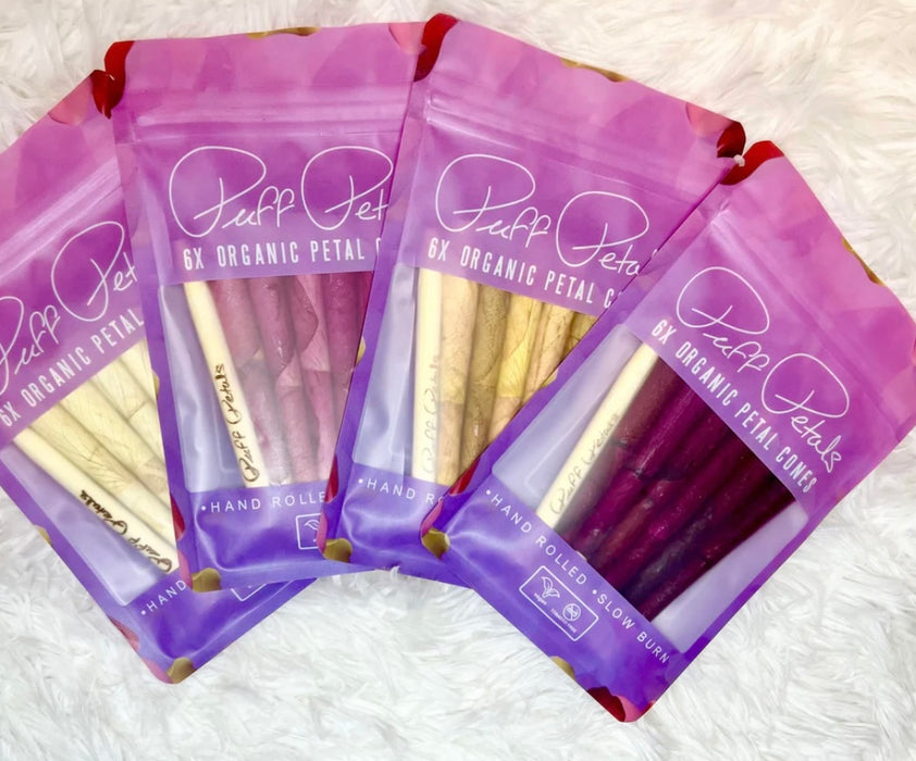 Puff Petals Organic Rose Petal Cones - MUSTARD