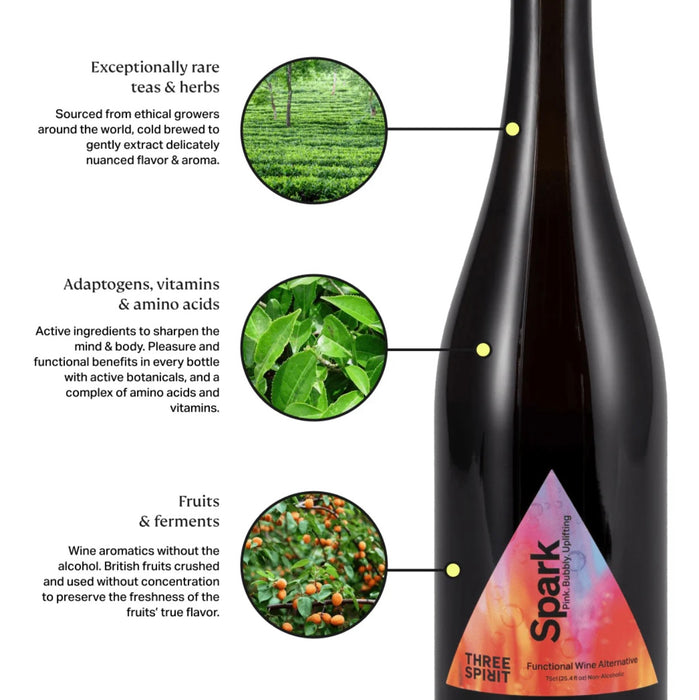 Three Spirit Blurred Vines Spark - Non Alcoholic Wine