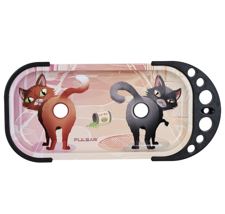 Pulsar Elevated Cone Rolling Tray Console | 9.25"x4.25" | Fancy Cats Catnip