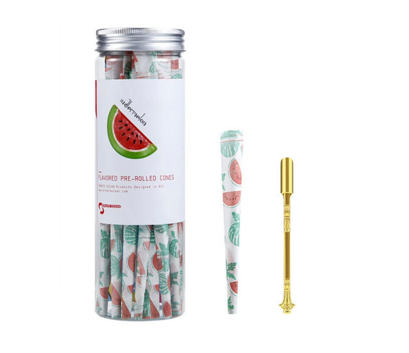 Ornate Ocean Flavored Pre Rolled Cones 50 Pack (WATERMELON)