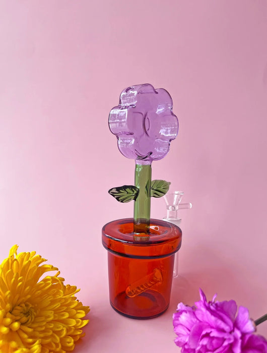 plant love house BURNING LOVE House Plant Bong- Lavender — Happy Buds Brooklyn