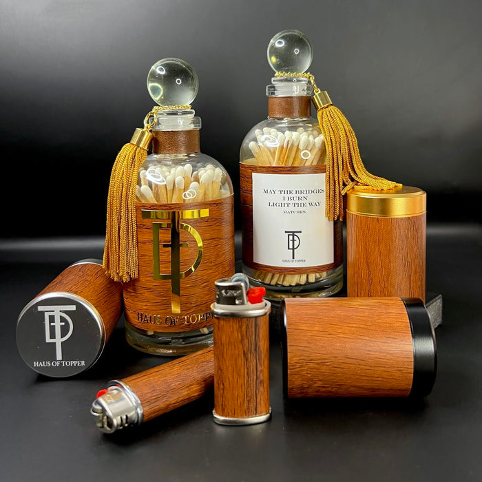 Haus of Topper Objects Natural Wood logo Matches