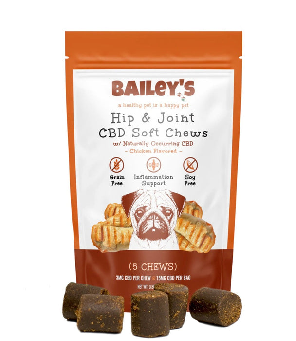 Bailey's Chicken Flavored Hip & Joint CBD Soft Chews 5 count
