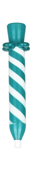 Birthday Candle Glass Chillum | 4.25" | TEAL