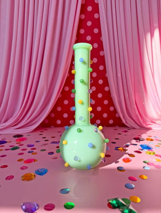 BURNING LOVE CIRCUS DOTS BONG - JADE