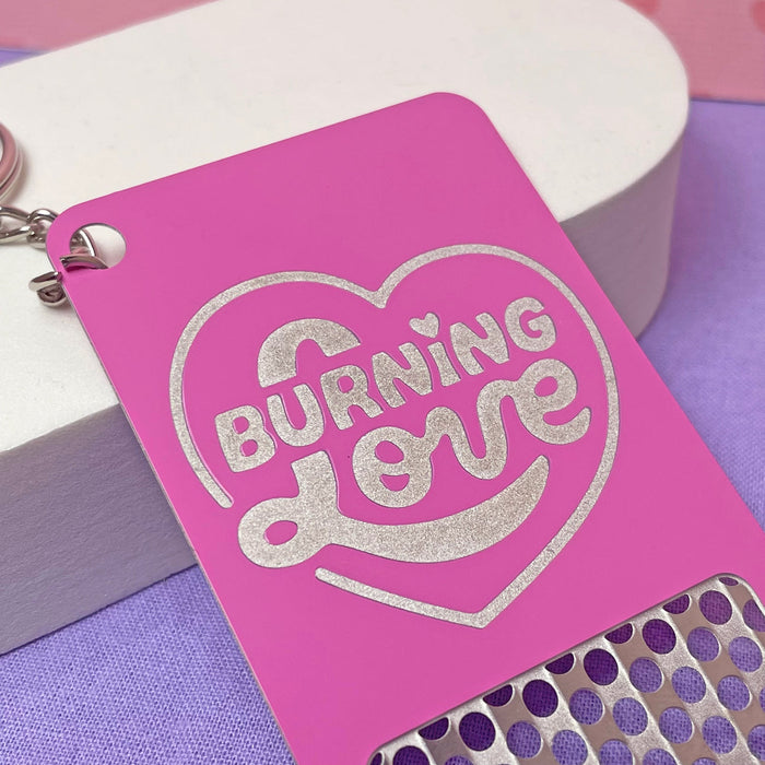 A Shop of Things Burning Love Grinder Card