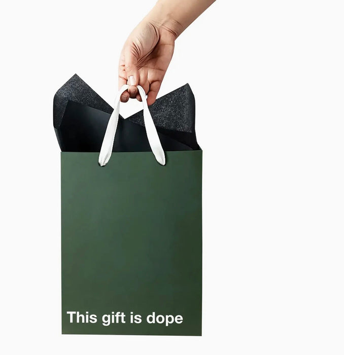 MilkToast Brands "This Gift Is Dope" Funny Stoner Gift Bag