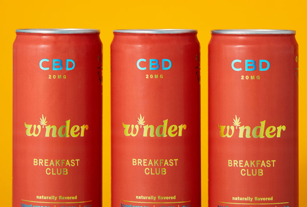 W*nder - Sparkling CBD Breakfast Club CBD - Blood orange, Mint, & Ginger