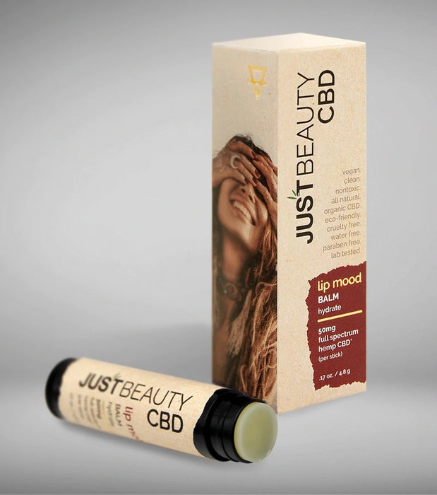 JUST BEAUTY CBD CBD LIP BALM, 50MG, .17OZ