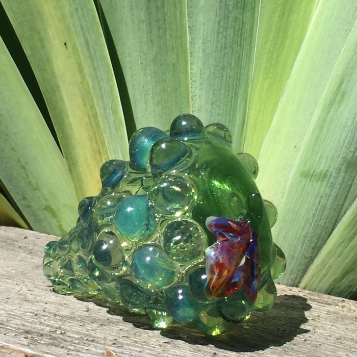 HUMBLE PRIDE GLASS Green Grapes Sparkle Glass Pipe