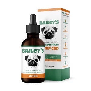 Bailey's Full Spectrum Hemp CBD Oil For Dogs 300mg