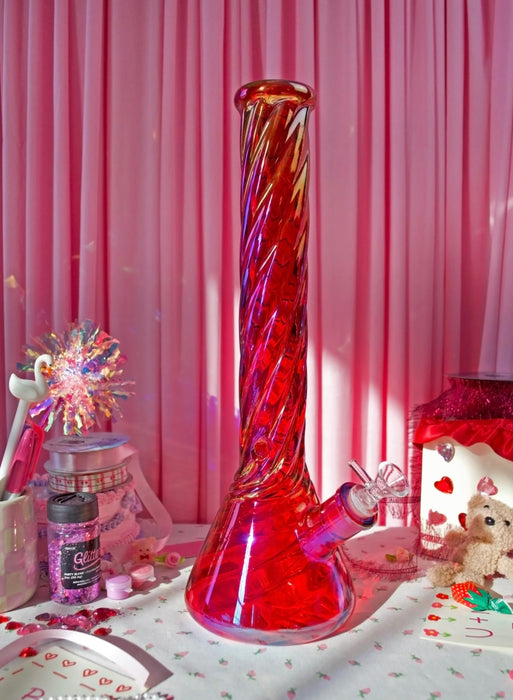 BURNING LOVE XXL 15" Cherry Day Dreamer Beaker Bong