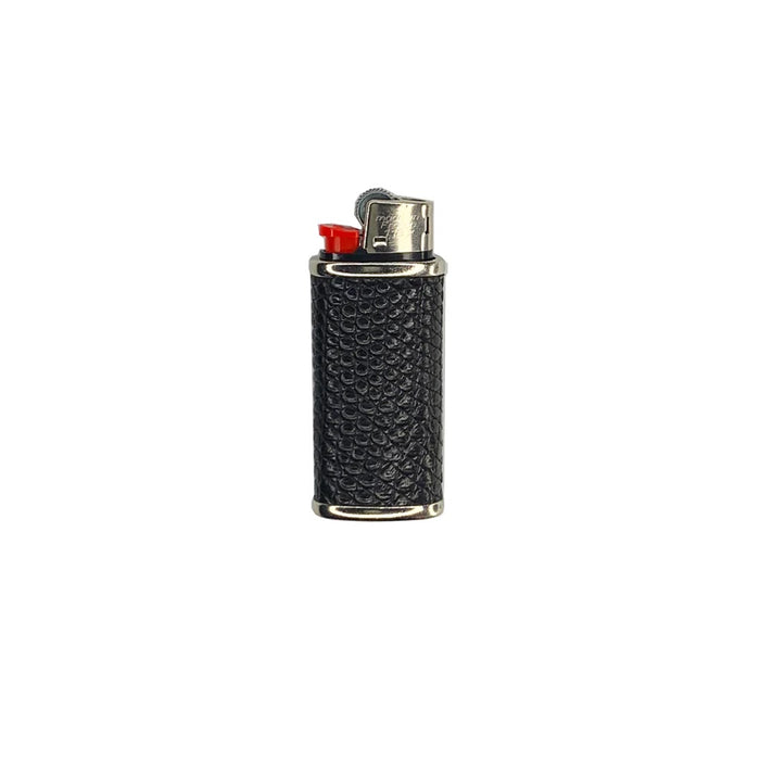 Haus of Topper Objects Black Lizard Mini Lighter Cover including Lighter