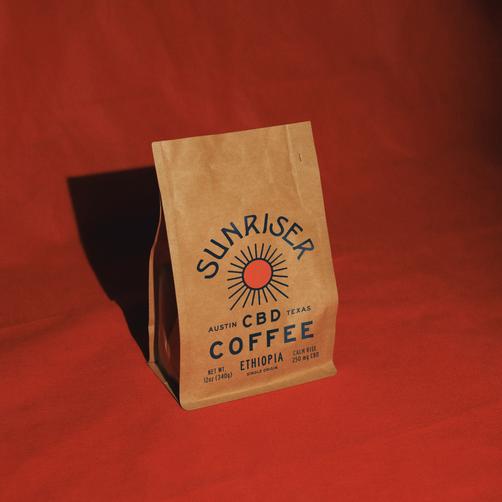 SUNRISER CBD COFFEE Bag of Pre-Ground Coffee