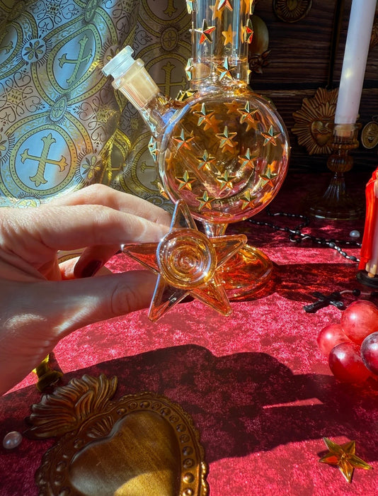 BURNING LOVE SEQUIN STAR BONG