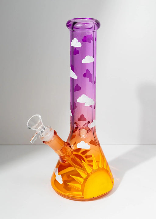 Canna Style HANDPAINTED SUNFLOWER BONG