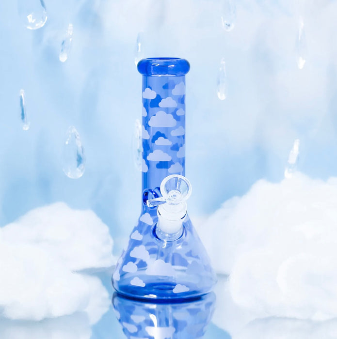 Burning Love Blue Cloud Bong