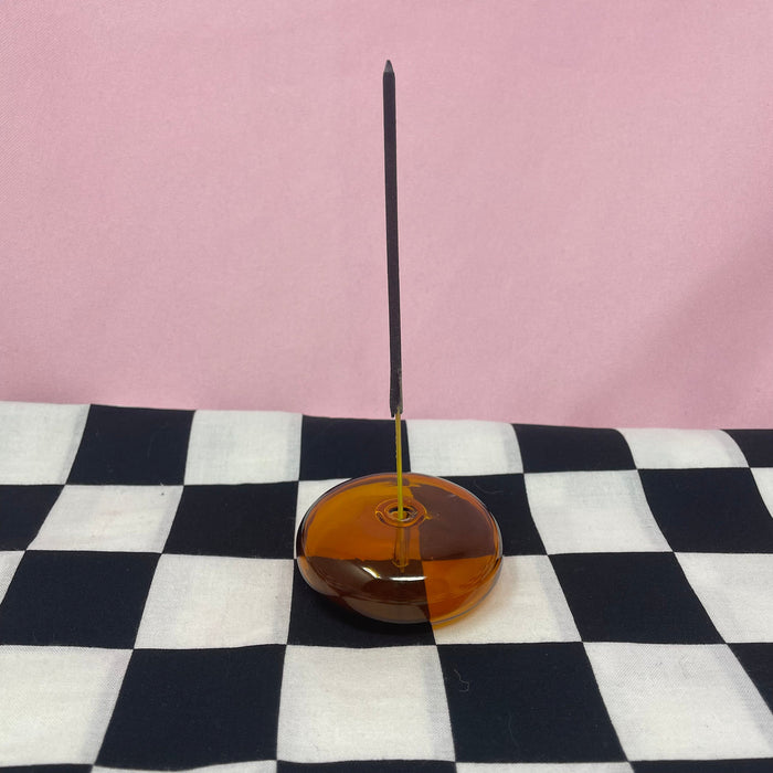 A Shop of Things Bubble Incense Holder- Amber