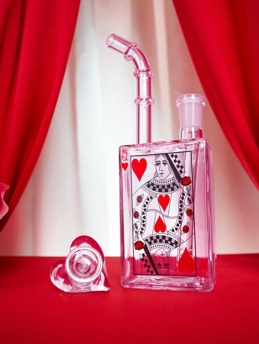BURNING LOVE Queen of Hearts Bong