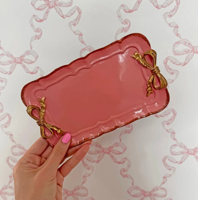 BURNING LOVE Coquette Bow Tray