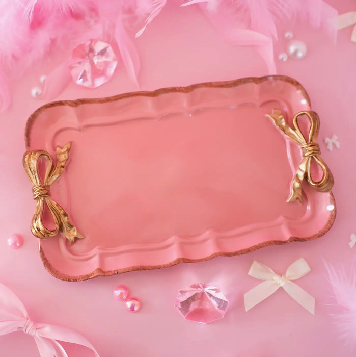 BURNING LOVE Coquette Bow Tray