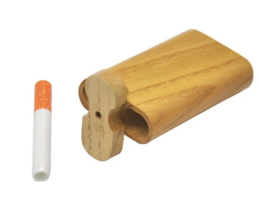 Wood Cap Dugout 2 in 1 One Hitter Box set